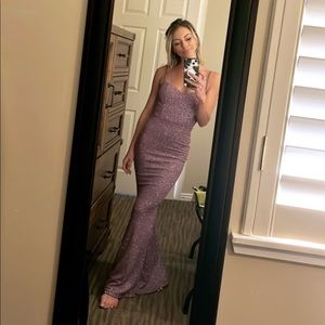 Beautiful mauve gown - worn once and everybody was obsessed!